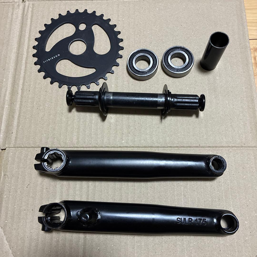 FIT BIKECO. BMX クランクセット　BB　スプロケット付