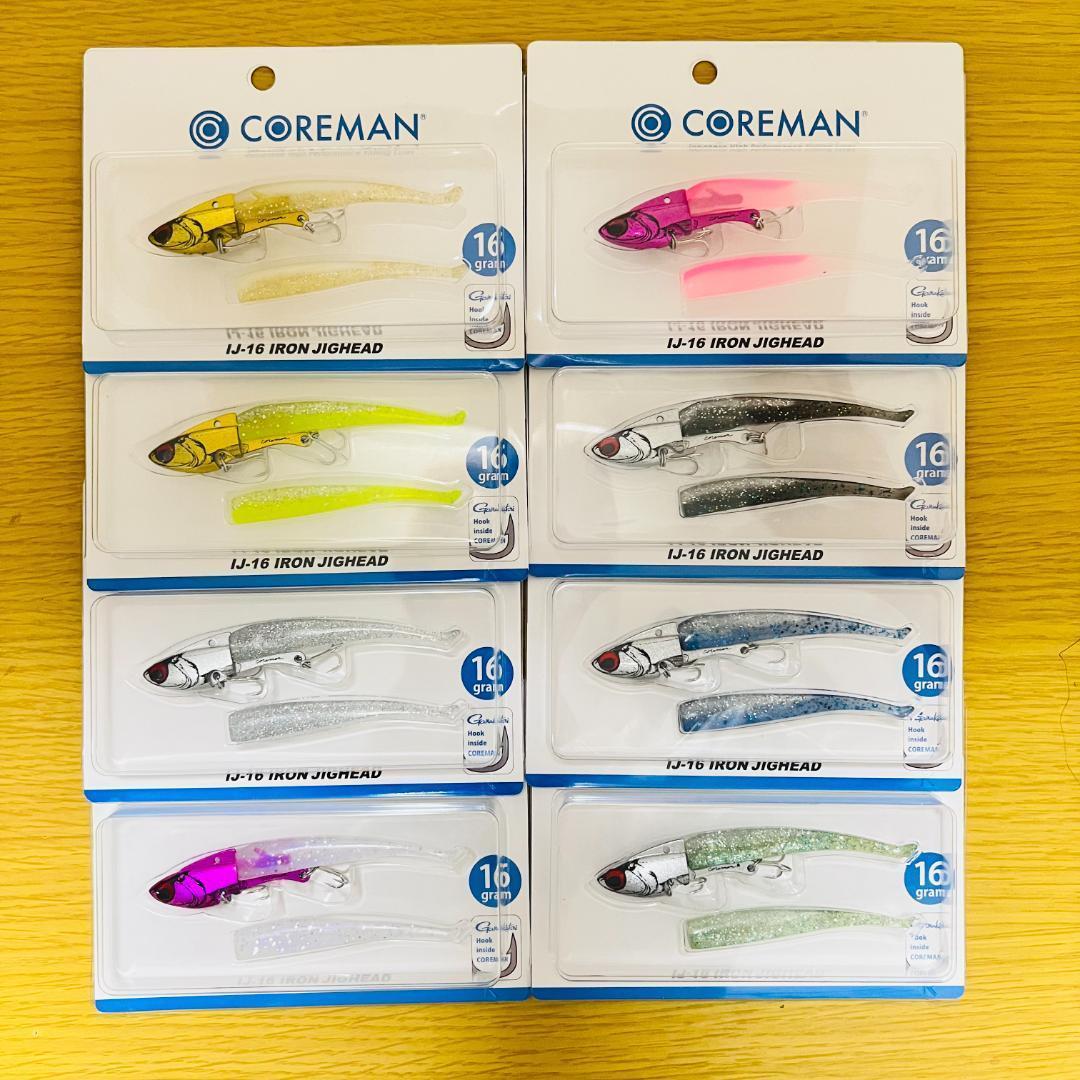 新品 全8種 セット コアマン IJ IJ16 IJ-16 アイアンジグヘッド