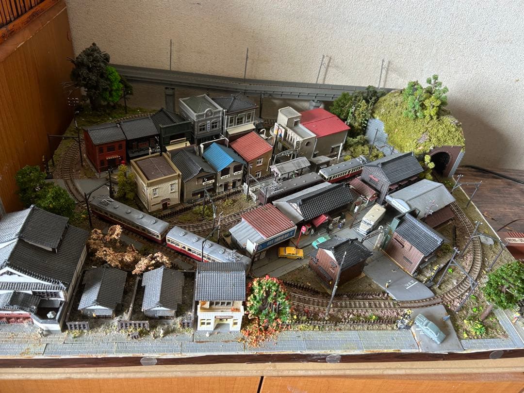 【セール】昭和の鉄道模型ジオラマ　パワーパック+車両付