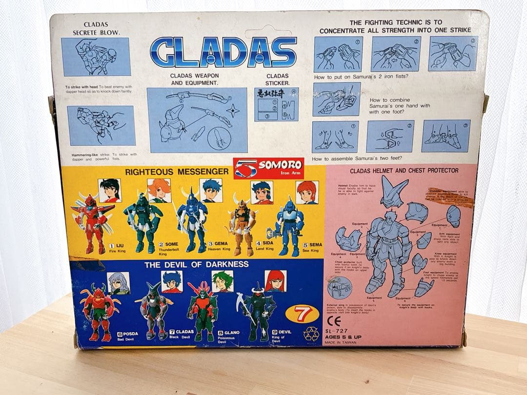 海外製 ノーブランド トイ SOMORO GLADAS フィギュア 箱付き