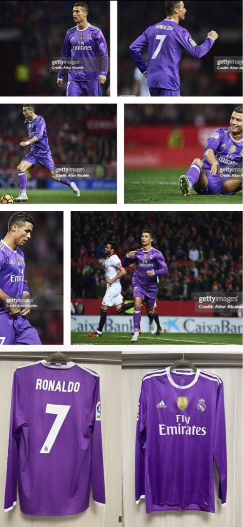 選手支給品Ronaldo ロナウド レアル・マドリード 16/17