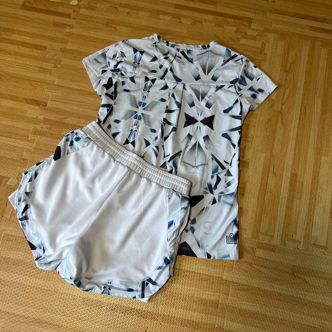 Admiral テニスウェア　Tシャツとショートパンツセット