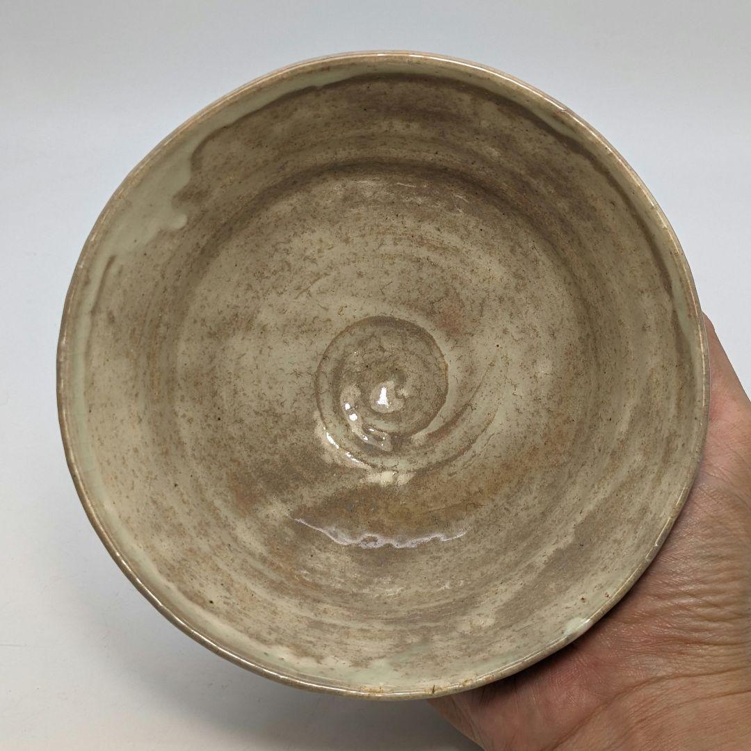 河合誓徳 井戸茶盌 共箱 抹茶碗 抹茶茶碗 茶道具 茶器 食器 井戸茶碗 粉引