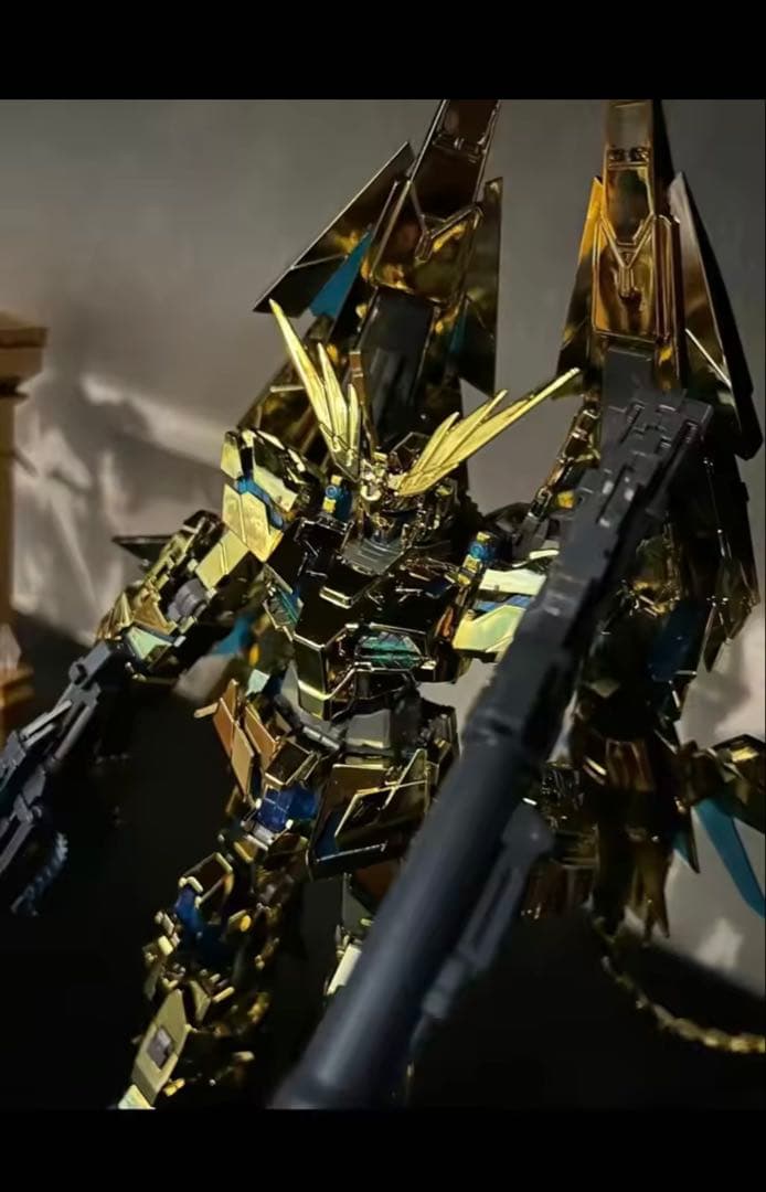 未組立 MG ユニコーン ゴールドメッキ Ver.