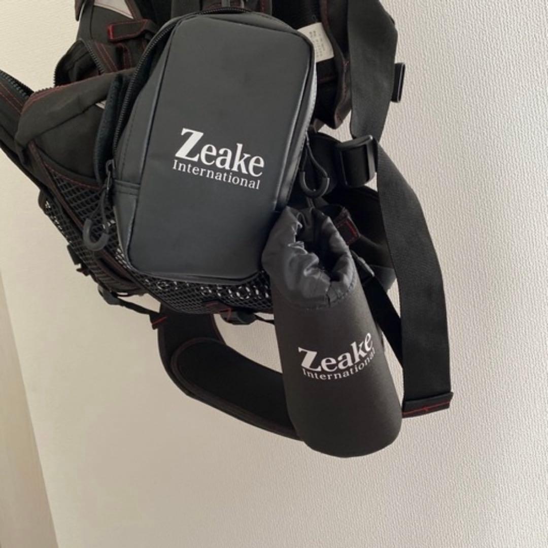 【美品】Zeake フィッシングベスト　レッド