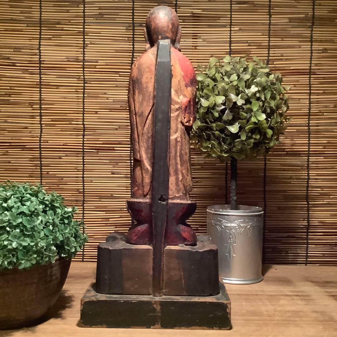 平安〜室町「如意宝珠地蔵菩薩」六道一尊・地蔵菩薩本願経・大乗大集地蔵・木彫彩色