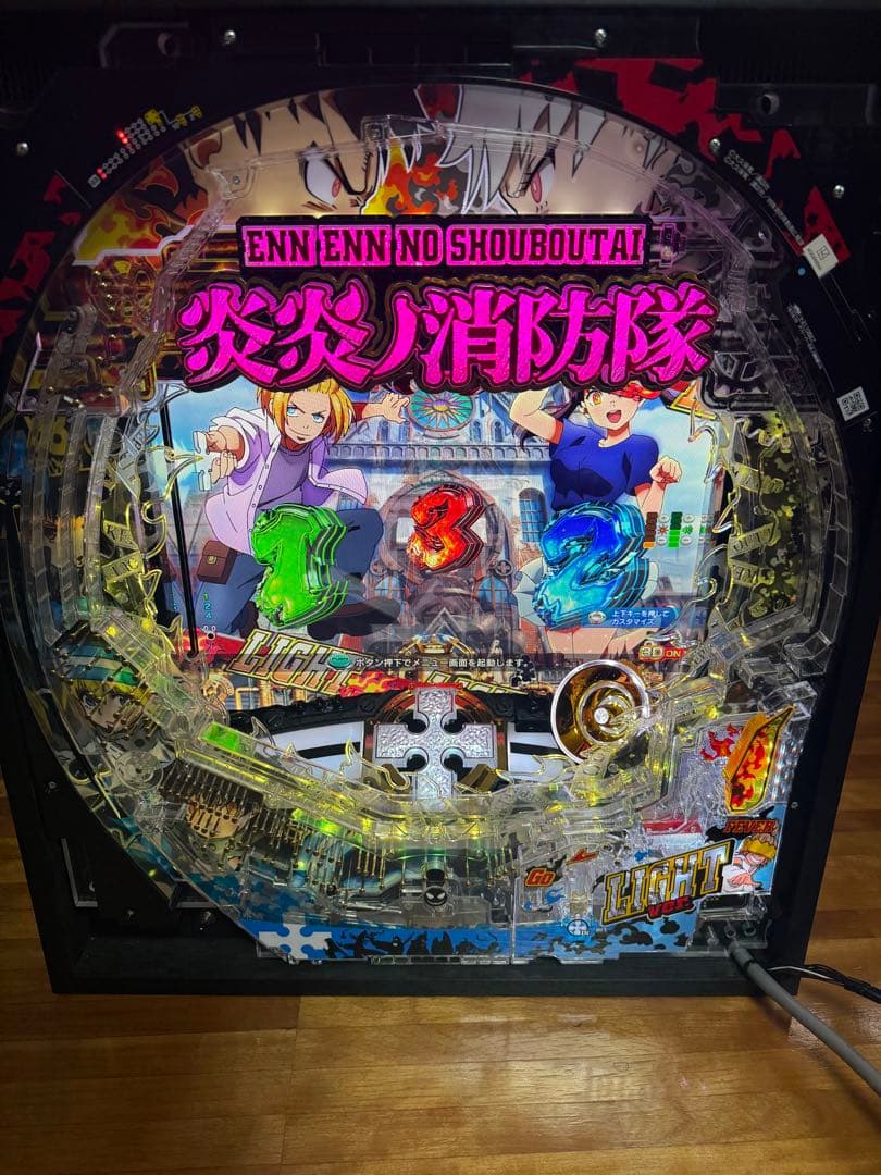 パチンコ卓上実機　炎炎ノ消防隊ライト(129ver)