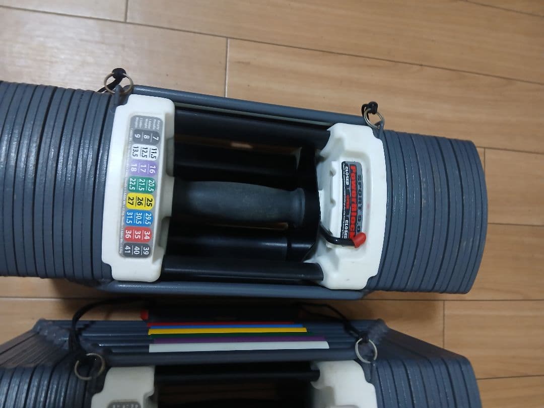 POWERBLOCK パワーブロック 可変式ダンベル 41Kg×2個
