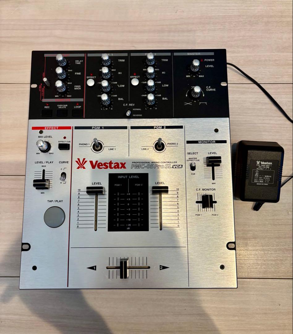 難ありVestaxベスタクスDJミキサーPMC-05Pro SL VCA DJ