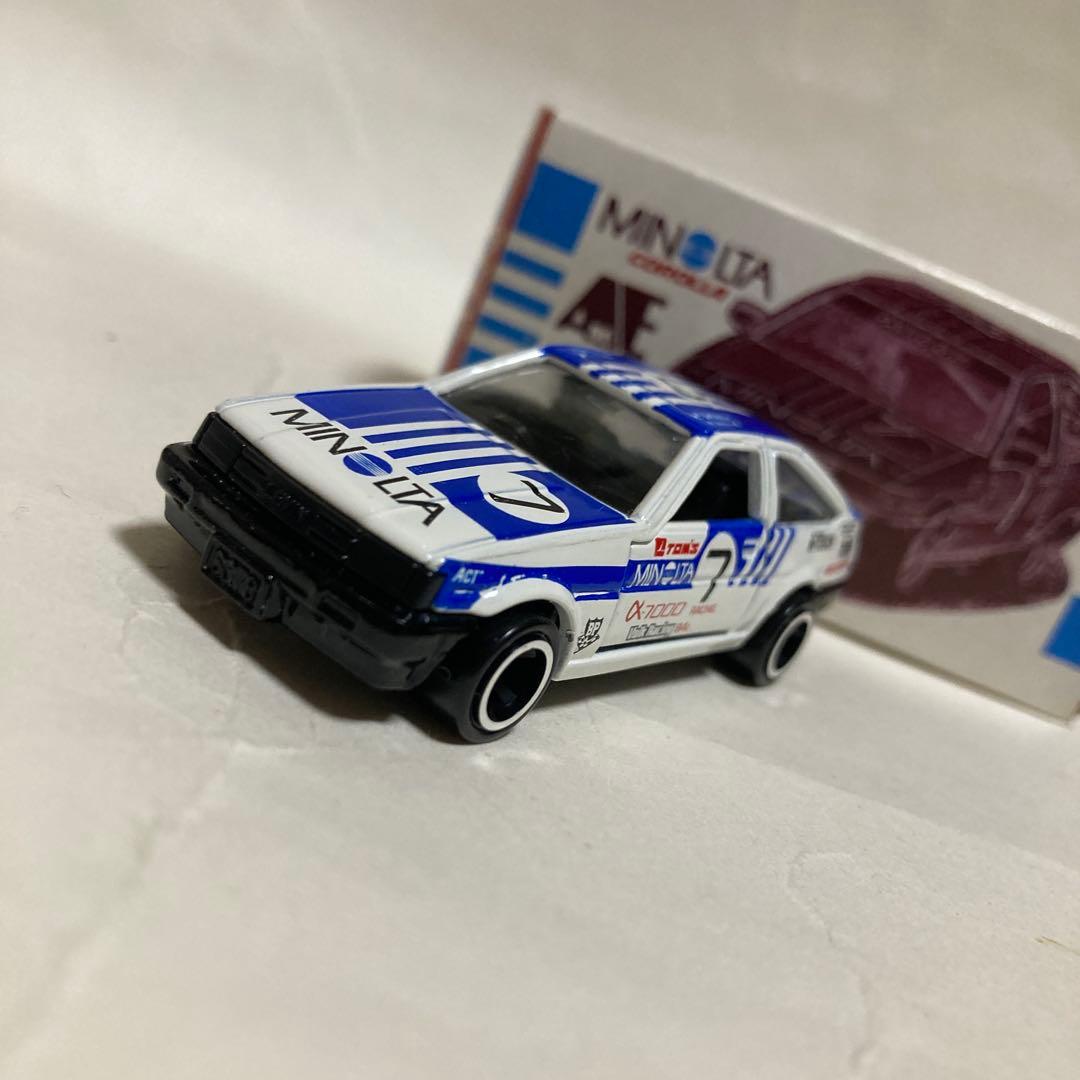 トミカMINOLTA AE86レビン未使用 グループＡ　iiADO特注　日本製