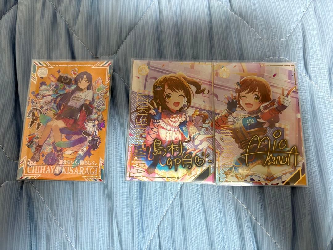 アイドルマスターツアーズ　ツアマス SSR パラレル　島村卯月　未央　如月千早