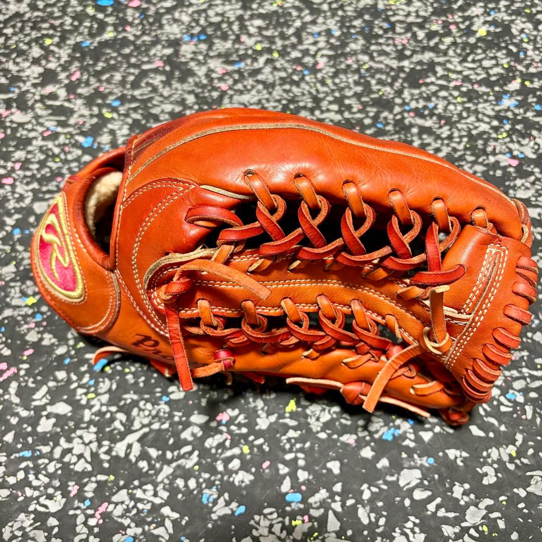 ローリングス プロプリモ 和牛レザー 硬式用 外野手用 グローブ レッドオレンジ
