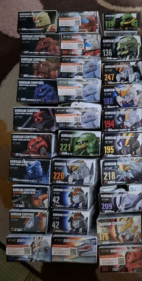 断捨離1　ガンダム　コンバージ　30点まとめ売り