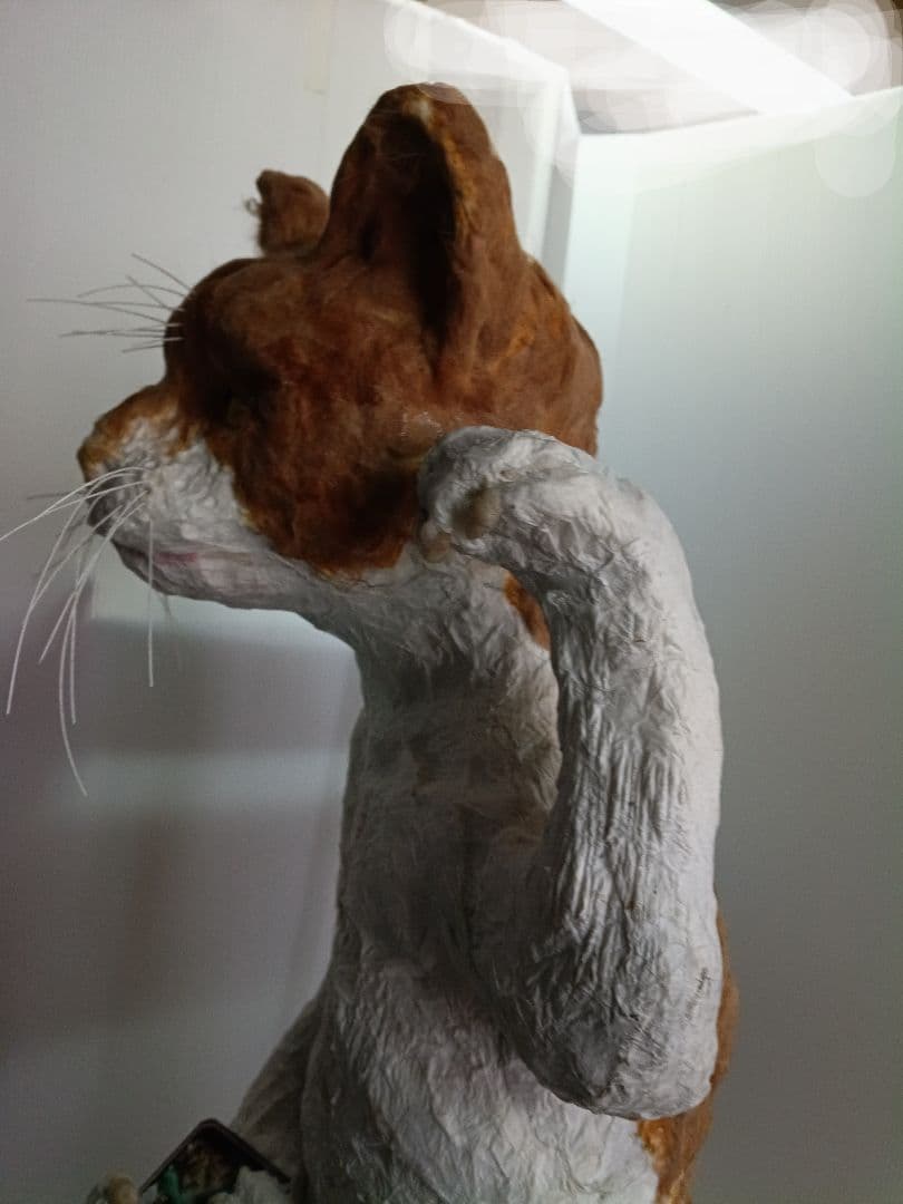 張り子作家　猫