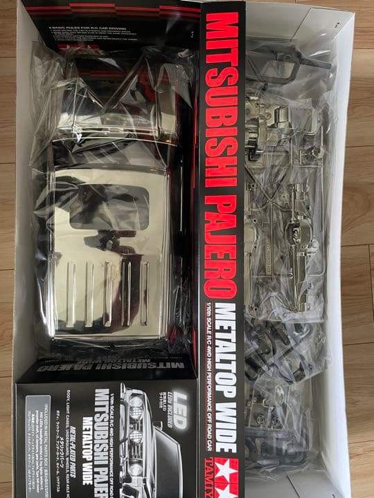 限定1/10RC 三菱パジェロ メタルトップワイド ブラックメタリックスペシャル