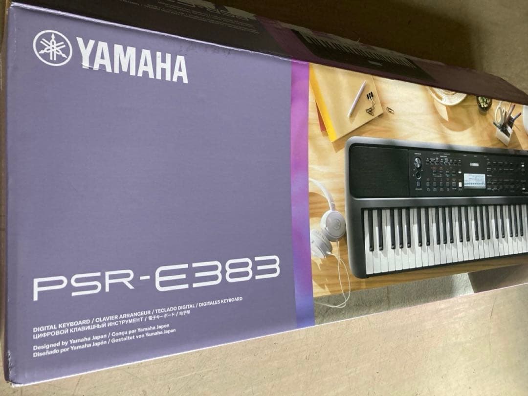 展示品・新品同様◾️ヤマハ PSR-E383 電子キーボード