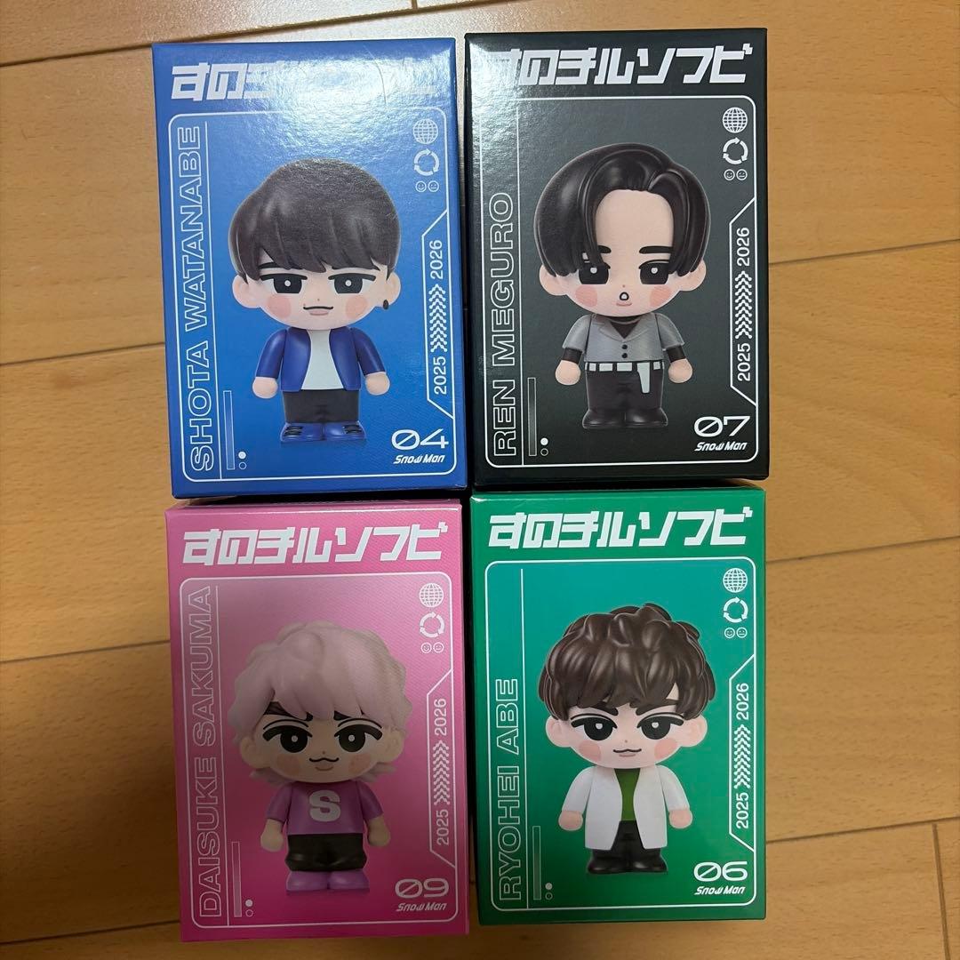 Man ON すのチル ソフビ 4体セット