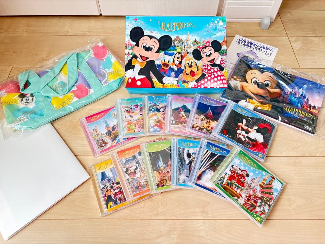 ユーキャン ディズニーリゾート30周年記念CD BOXトートバッグとポスター付き