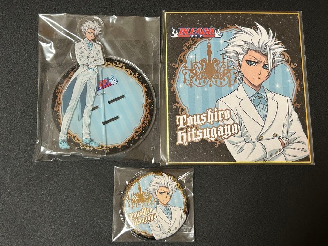 日番谷冬獅郎 BLEACH ヴィレヴァン アクリルスタンド 色紙 缶バッジ 希少