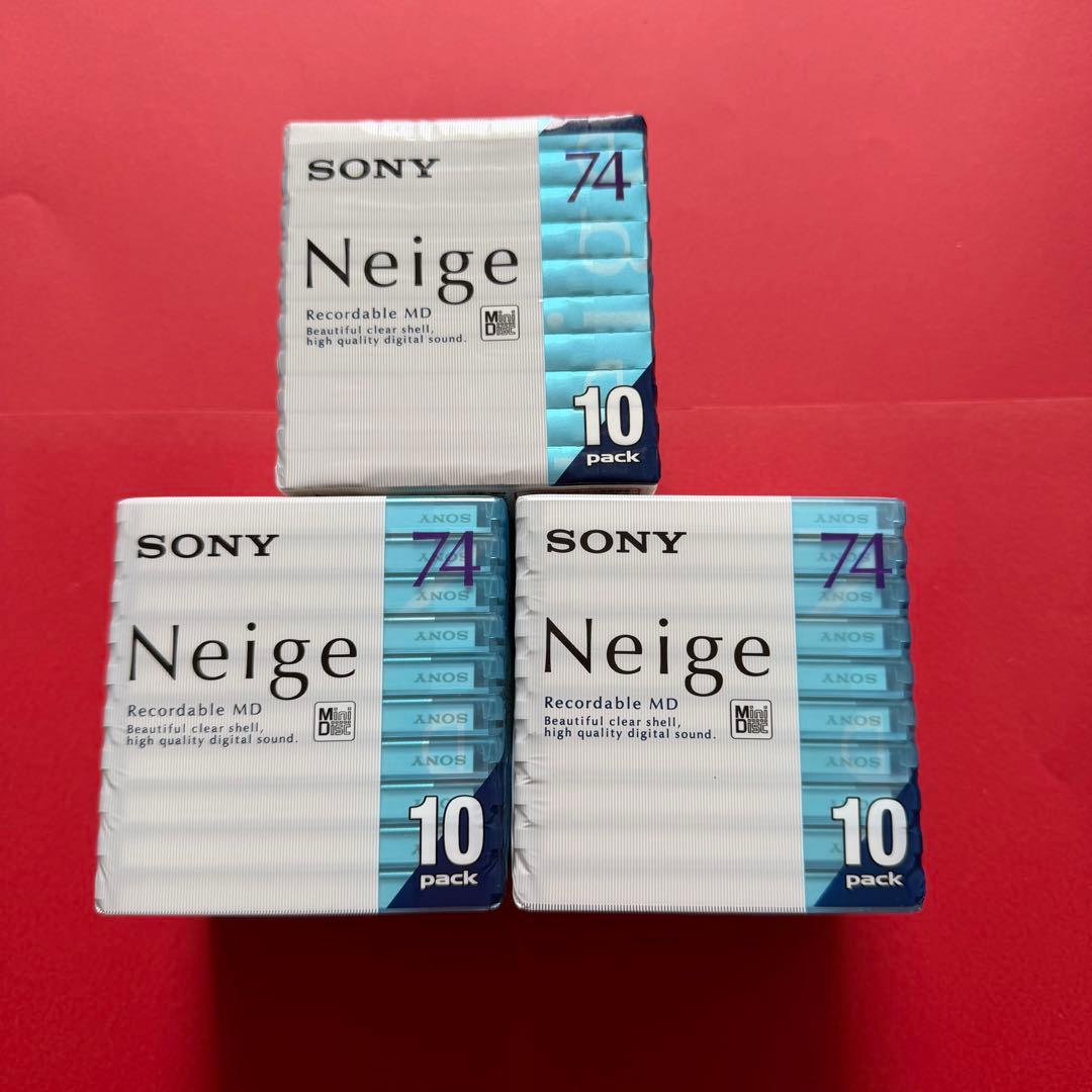 MD SONY 録音用ミニディスク　74分　30枚　新品　未開封