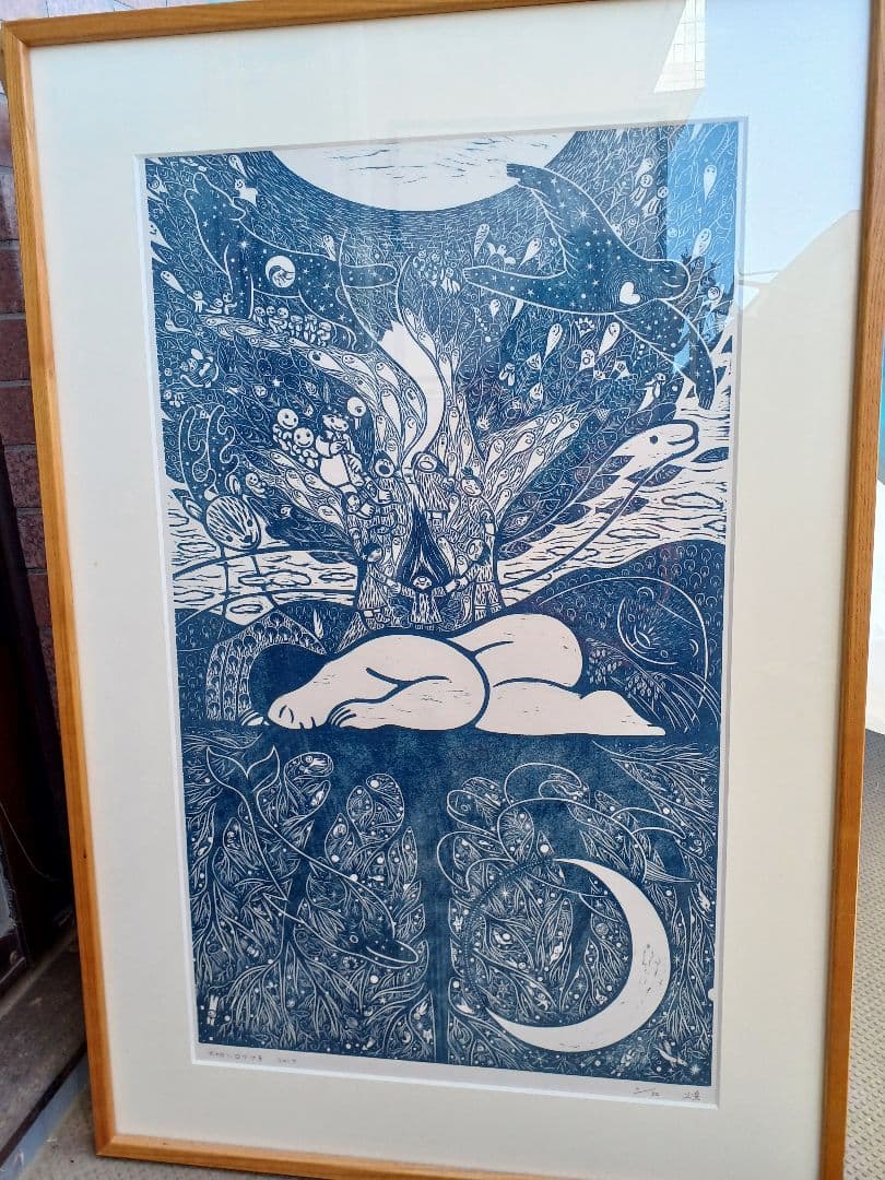 版画　小林煌さんの作品