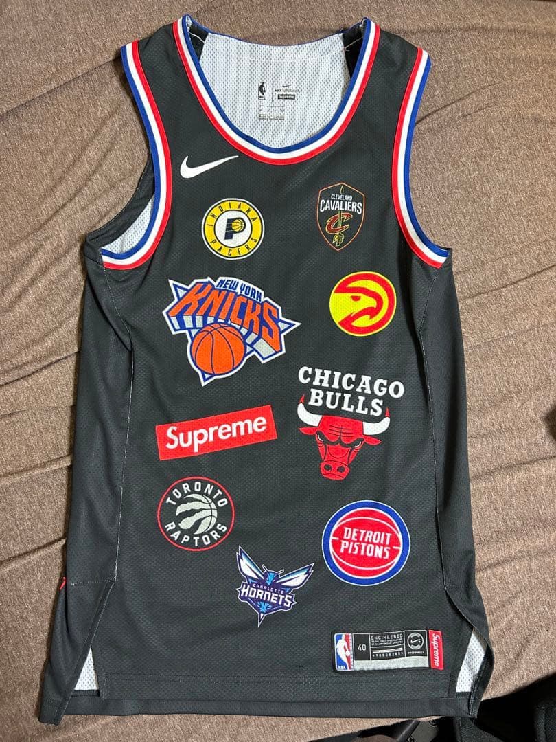 Supreme × NIKE × NBAマルチロゴバスケタンク