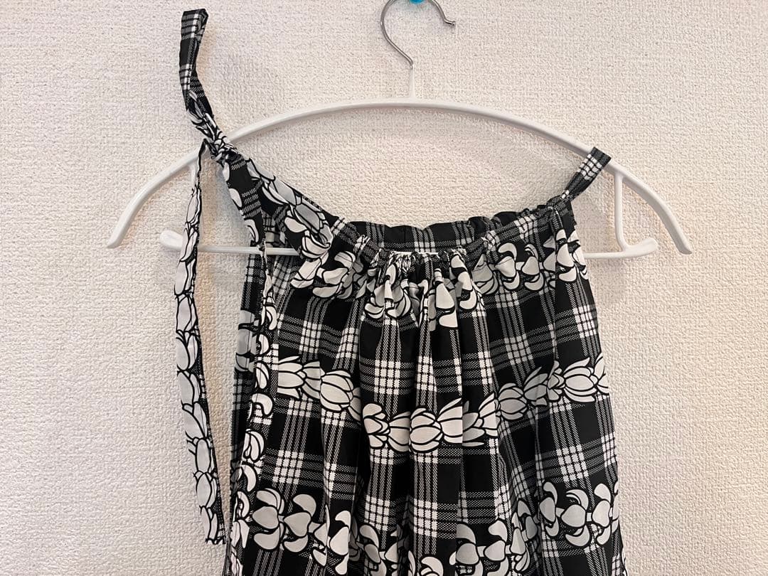 新品　フラダンス　ハワイ　チェック　ワンピース　ドレス