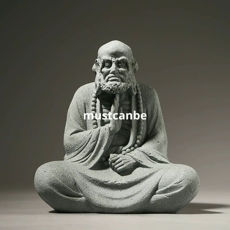 仏教美術 悟聞仏像 達磨祖師 茶室 応接間 禅意 装飾品 工芸品 置物