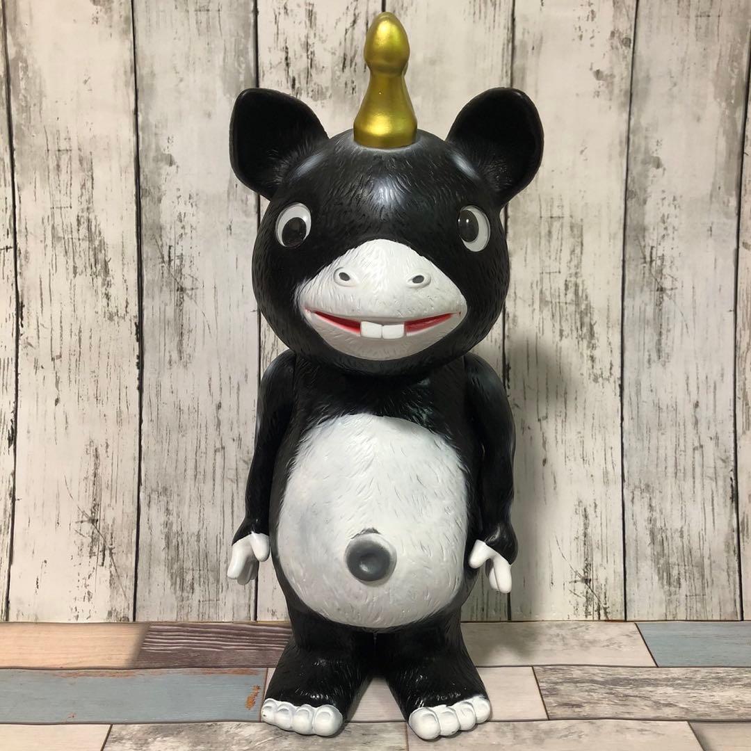 イヌクマ ジャイアントブースカ 怪獣ブースカ　黒色 ソフビ