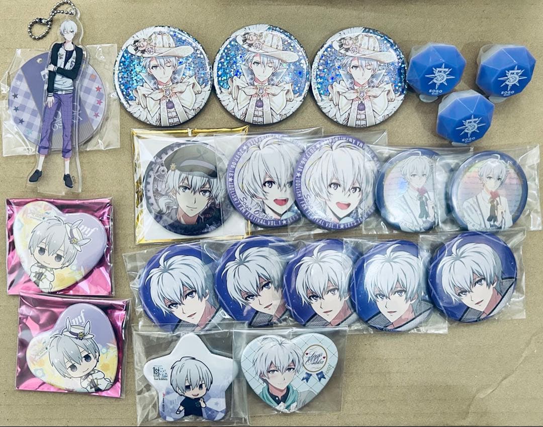 IDOLiSH7 アイドリッシュセブン アイナナ 逢坂壮五 缶バ リングライト