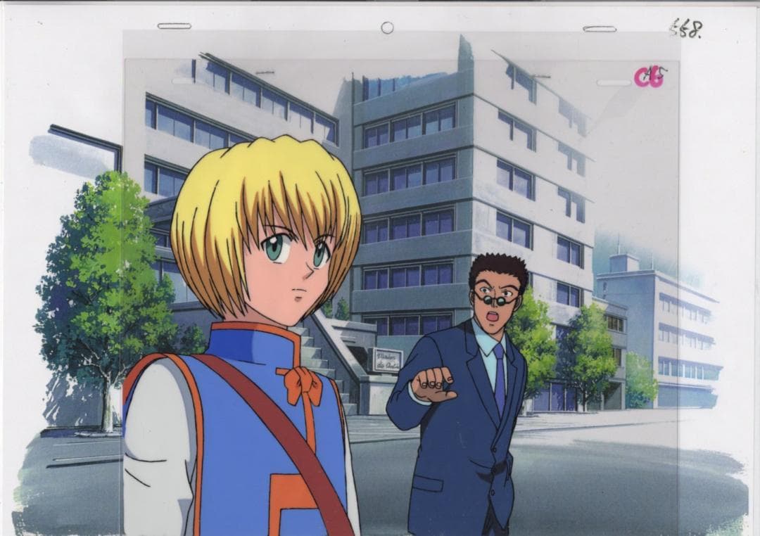 HUNTER×HUNTER ハンターハンター　クラピカ　レオリオ　セル画　C6