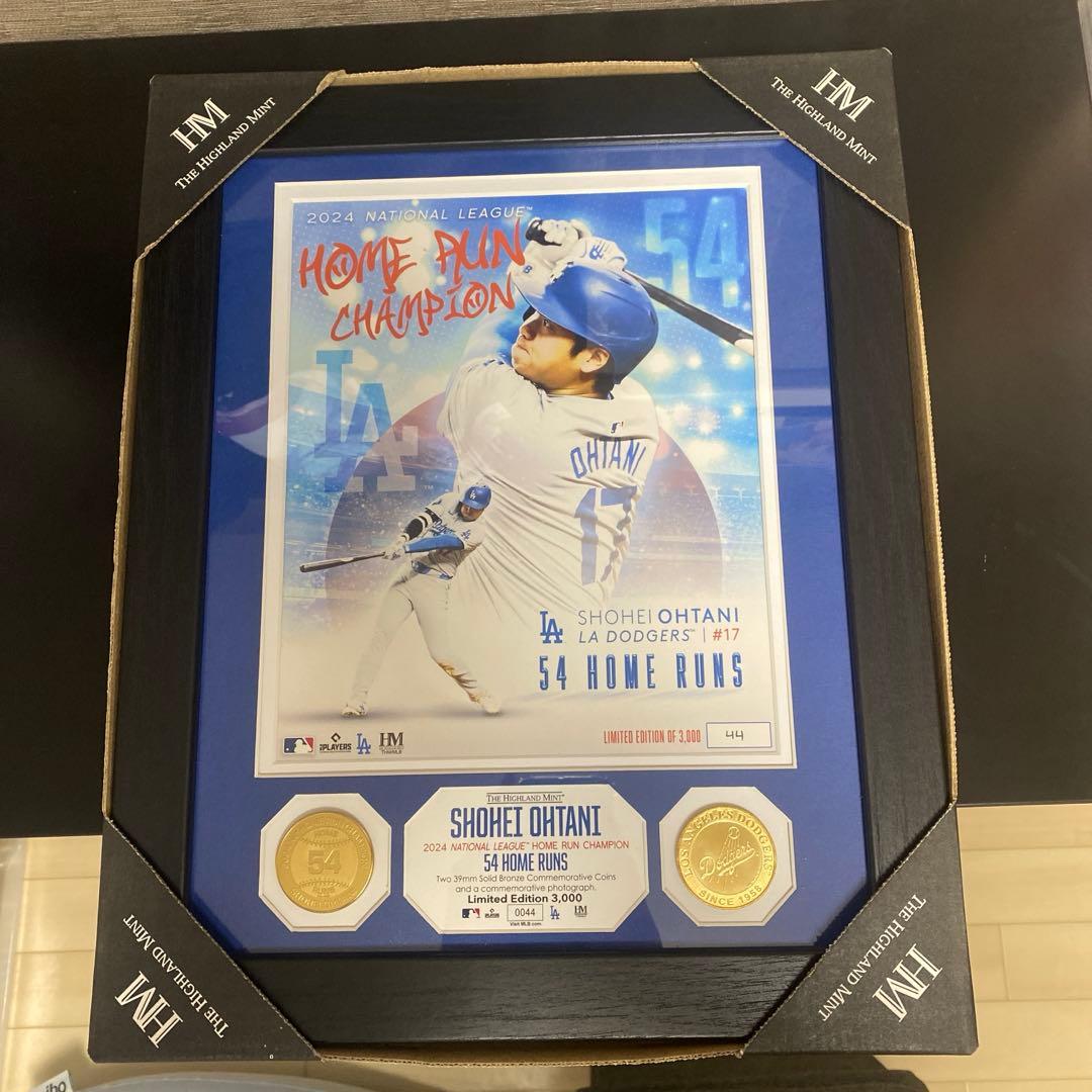 大谷翔平選手　2024 NL ホームラン王記念　 ダブルゴールドフォトミント