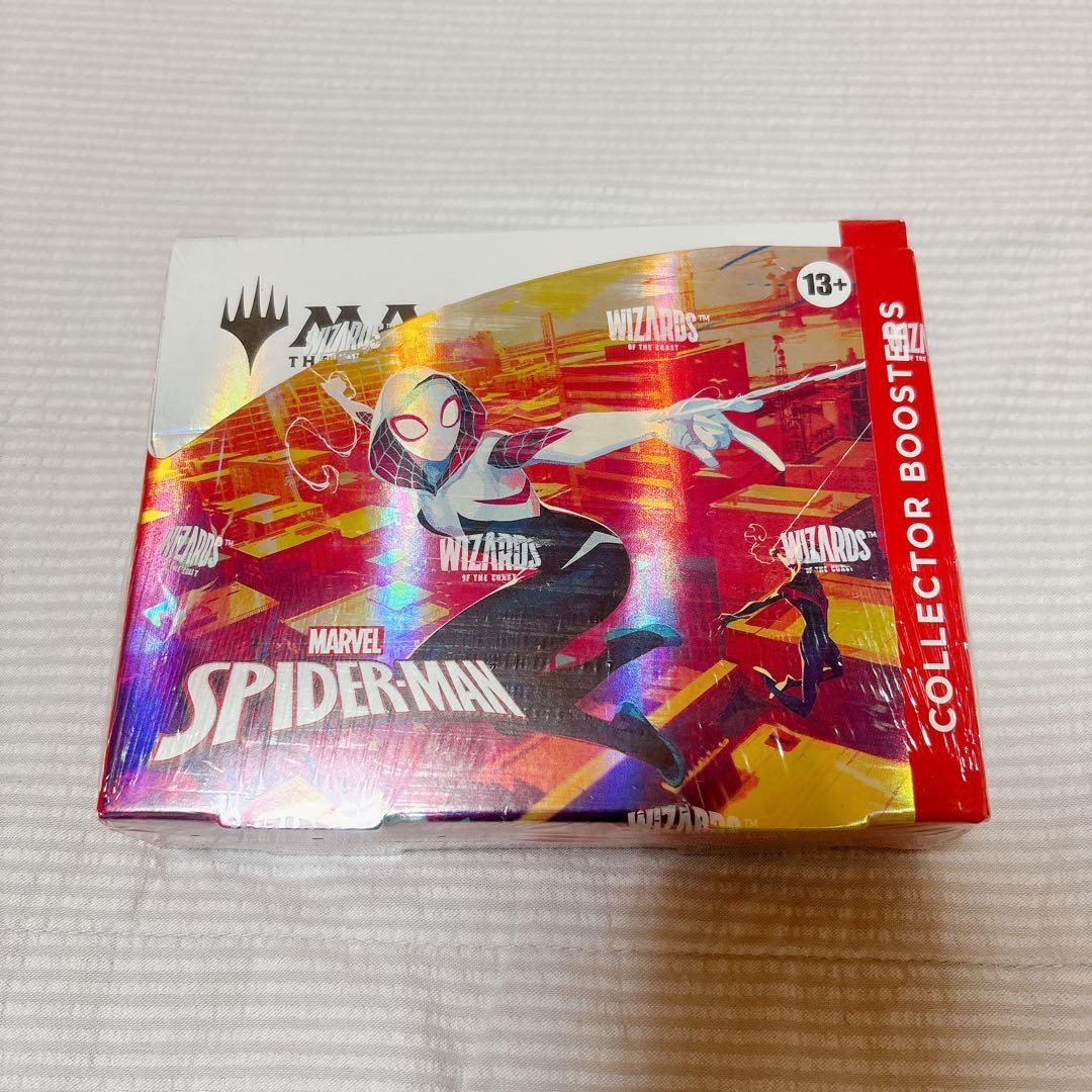 mtg スパイダーマン　コレクターブースター　未開封boxシュリンク付　英語版