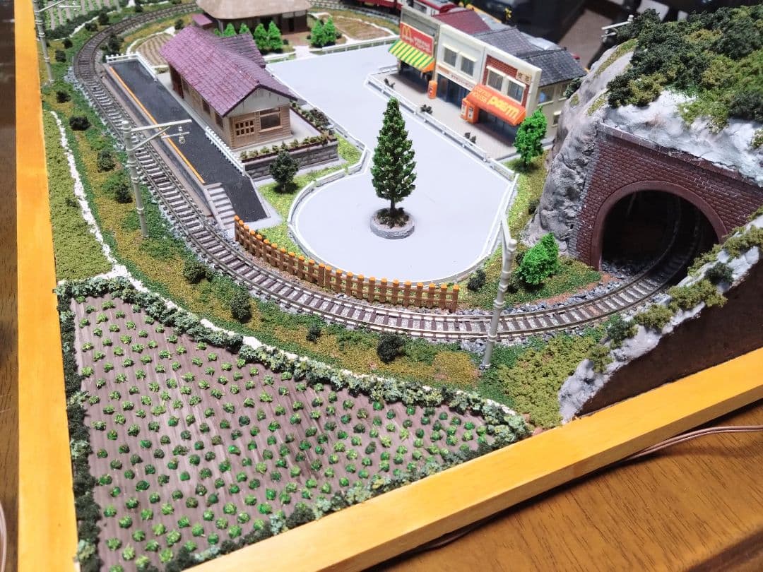 Nゲージ 鉄道模型ジオラマ　A2サイズ