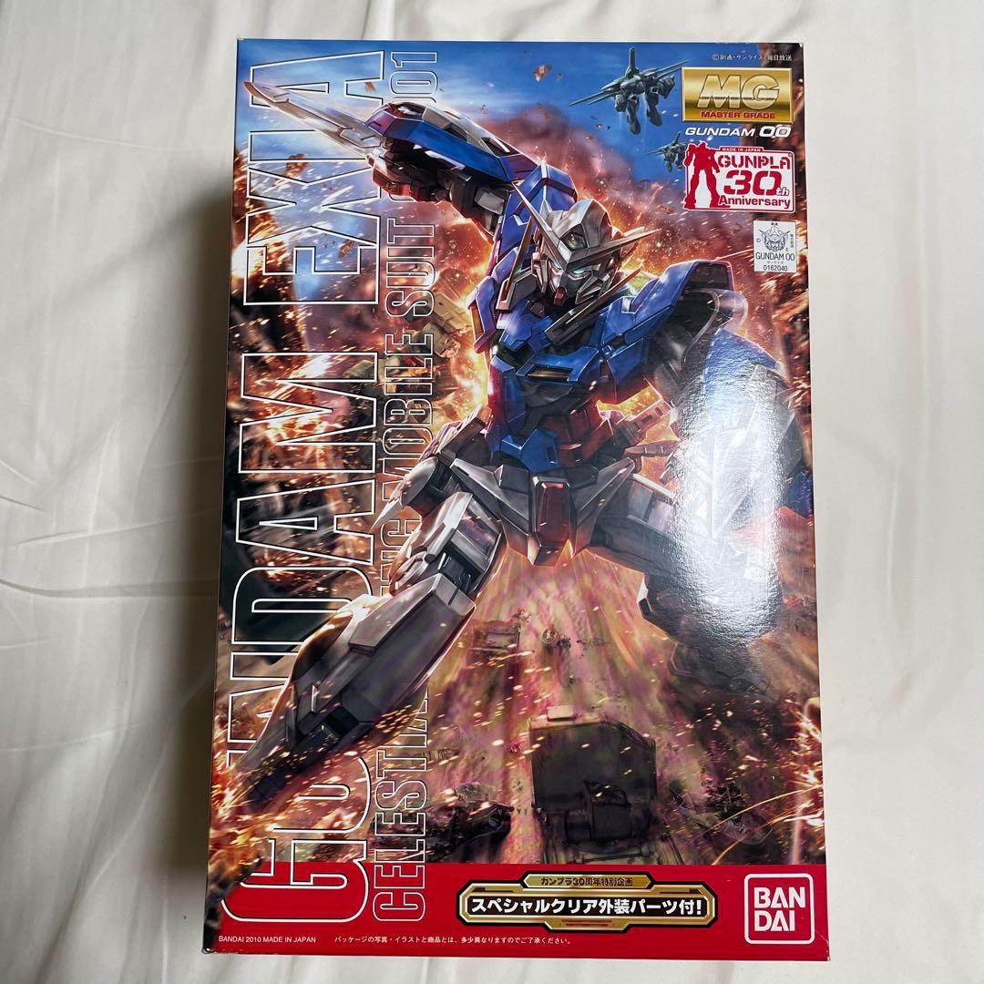 MG ガンダム エクシア 30th スペシャルクリア外装パーツ付き