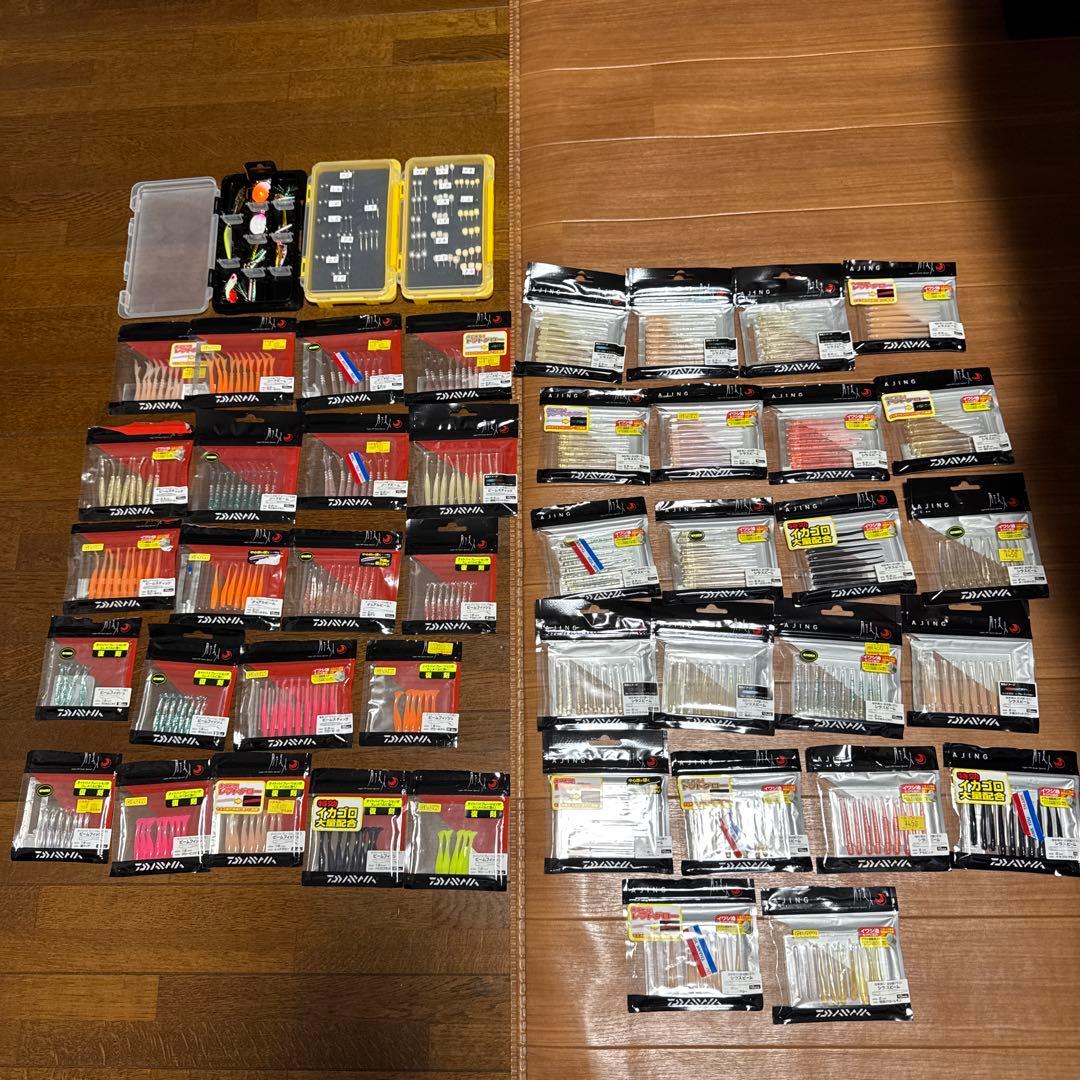 アジング、メバル ワーム、各種ジグヘッドセット