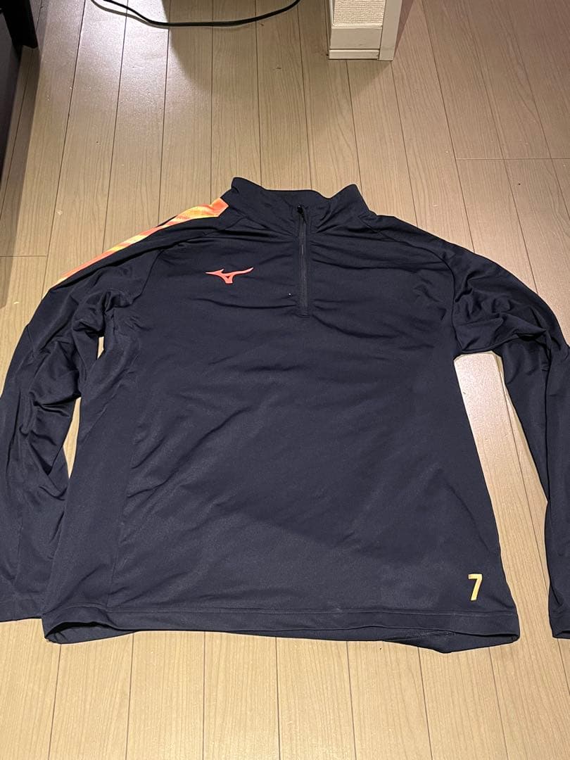 選手権着用　Mizuno ハーフジップジャージ セット7番