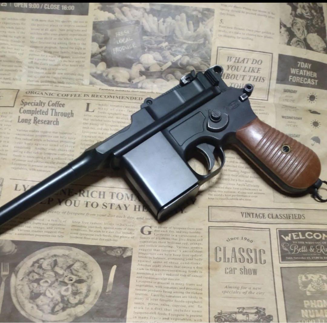 マルシン　モーゼルM712　モデルガン　ブローバック　　完成品　元箱・説明書付き