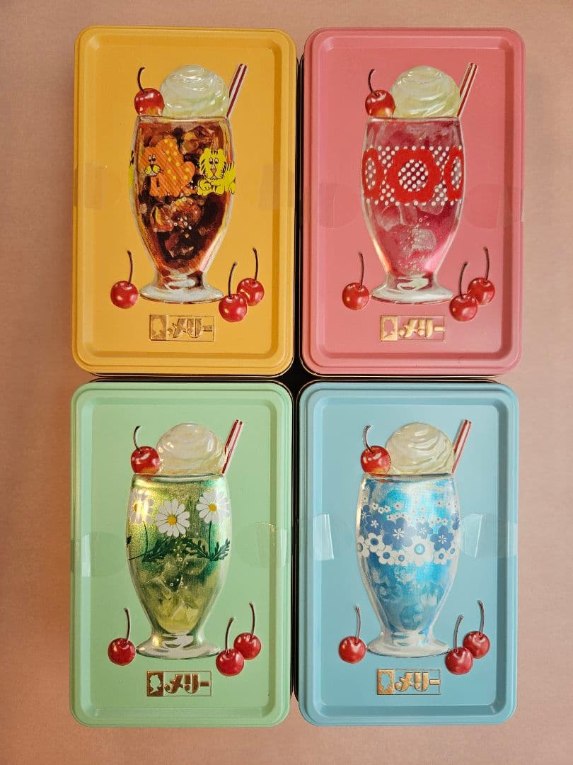 メリーチョコレート アデリアレトロ はじけるキャンディ4個セット