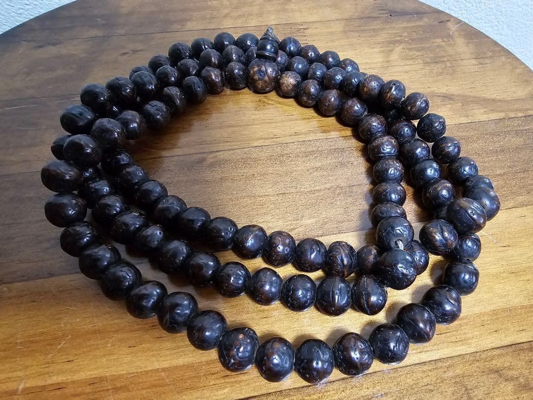 Tibetan Mala 数珠　龍眼　鳳眼　密教　チベット アンティーク