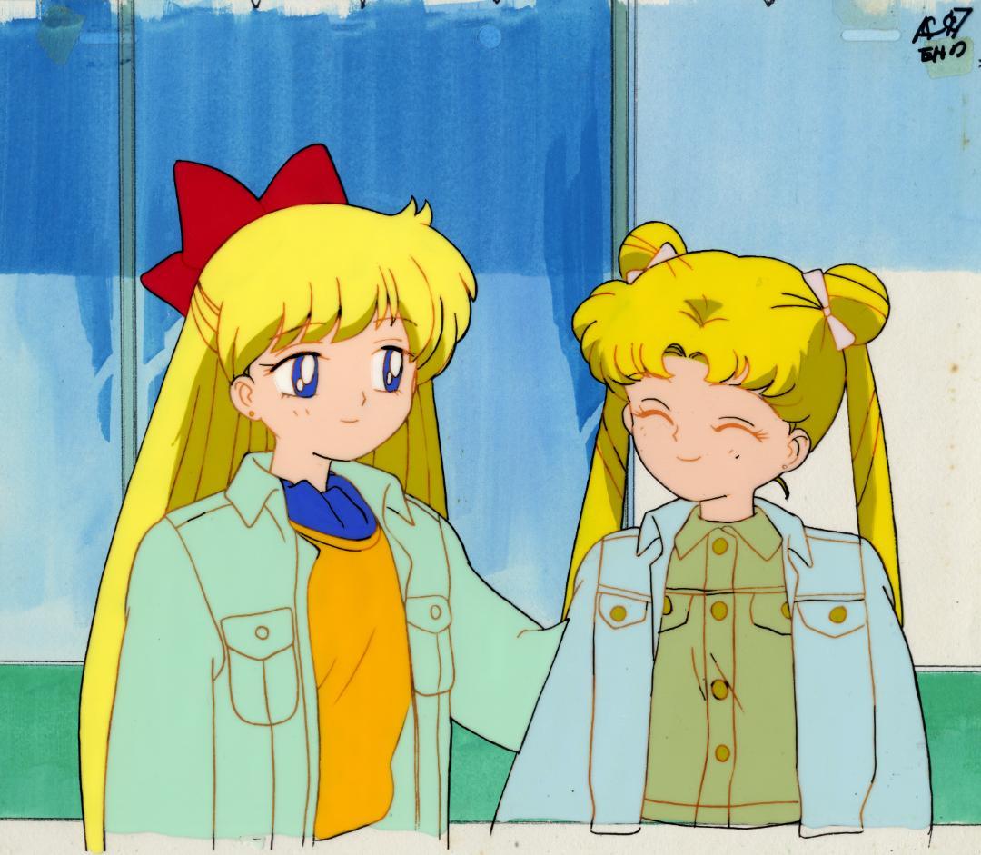 美少女戦士セーラームーン 美奈子 うさぎ セル画