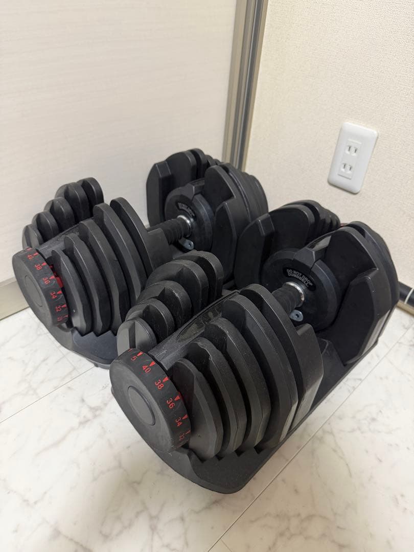 ②単品購入不可‼️可変式ダンベル 最大40kg