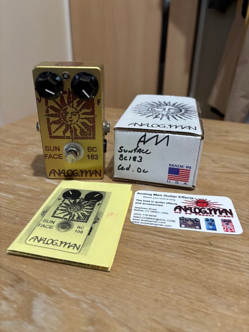 ギター ANALOG.MAN Sun Face BC 183