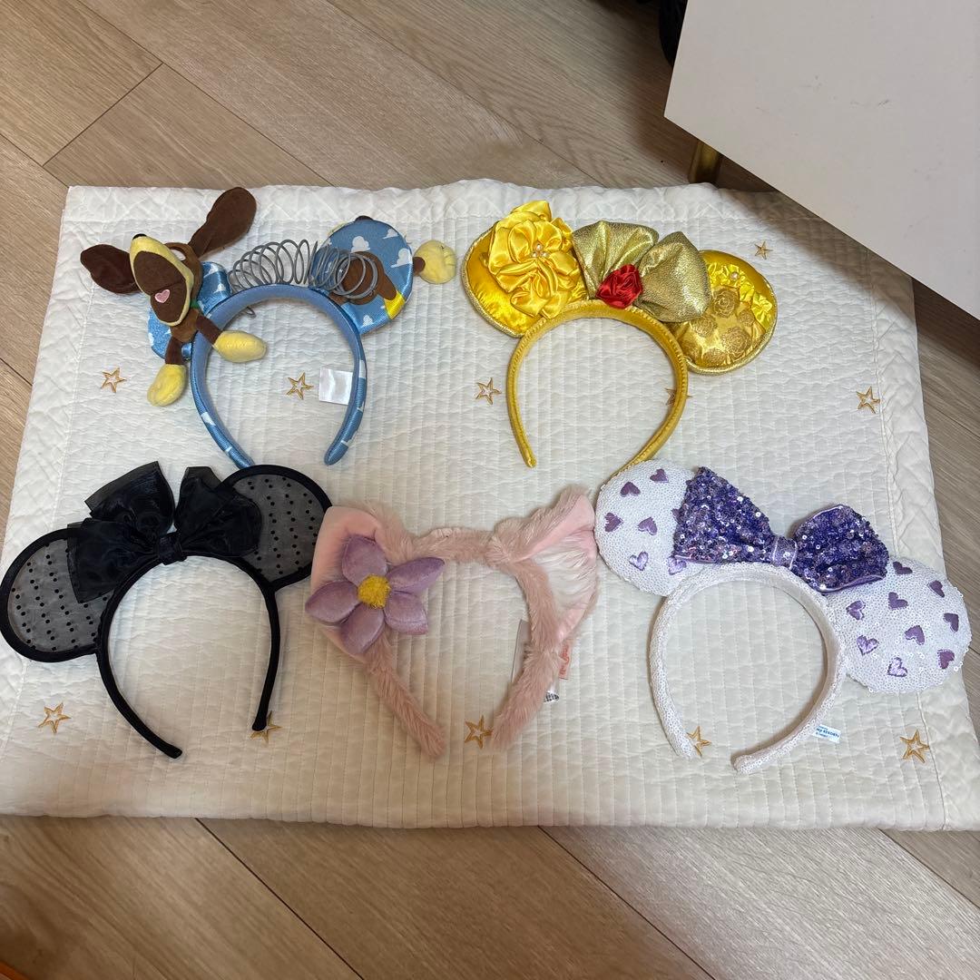 ディズニーキャラクター カチューシャ 5個セット