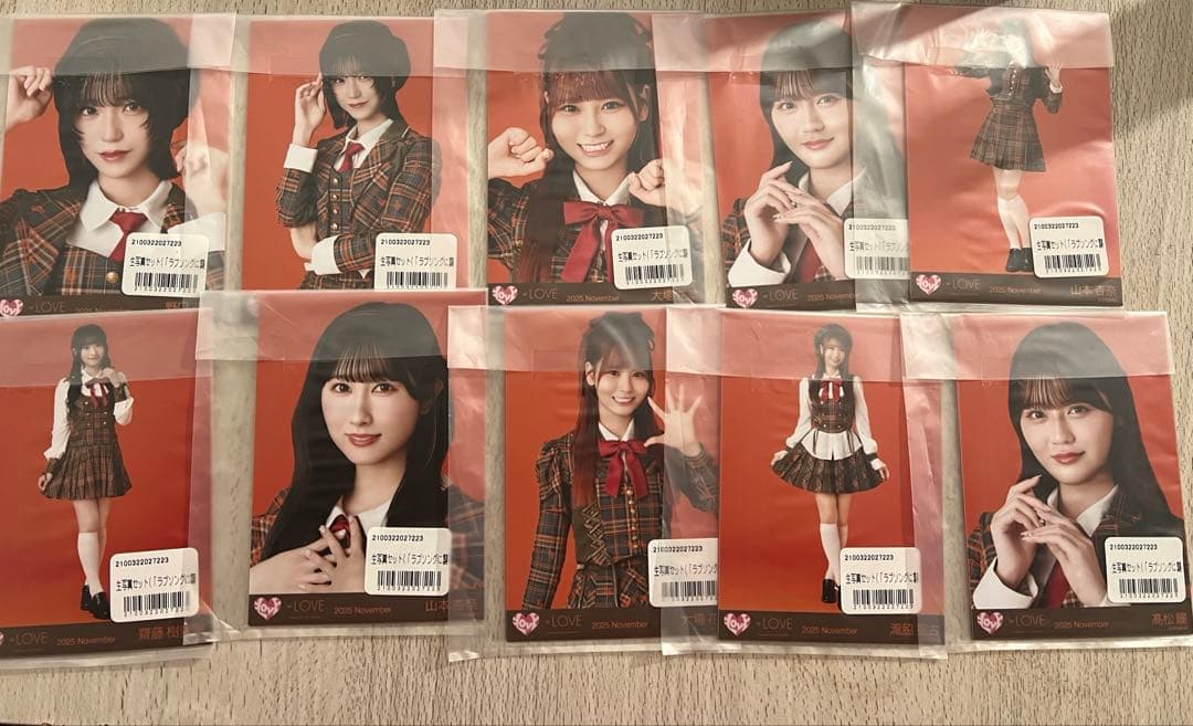 イコラブ ラブソングに襲われる 生写真 新品未開封 10セット 歌唱衣装②