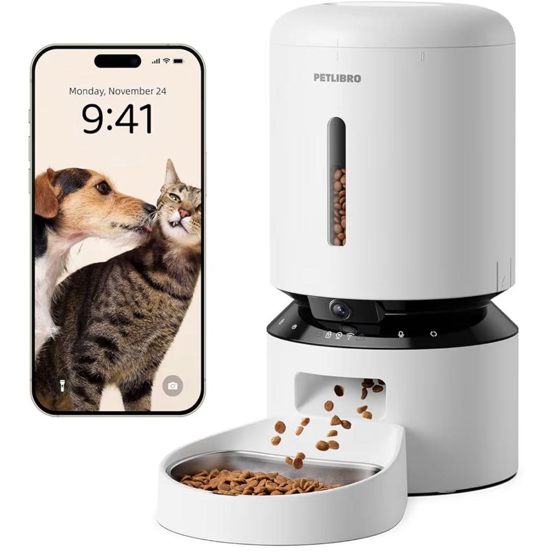 PETLIBRO 自動給餌器 猫 カメラ付き 自動餌やり器