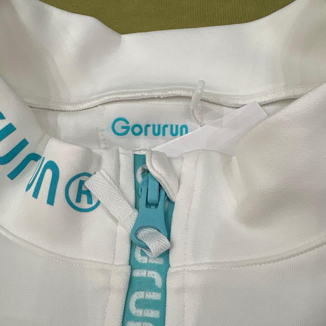 Gorurun フロントジップ モックネックT