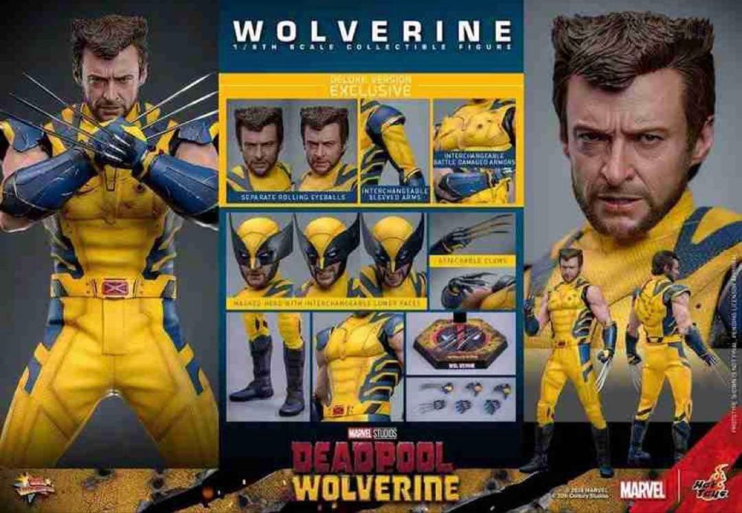 新品トイサピエンス限定Hot Toysウルヴァリン(ボーナスアクセサリー版)