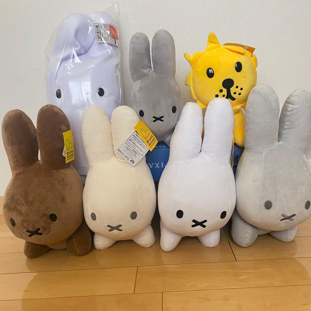 ⇨⇨ ミッフィー ぬいぐるみ 7体セット