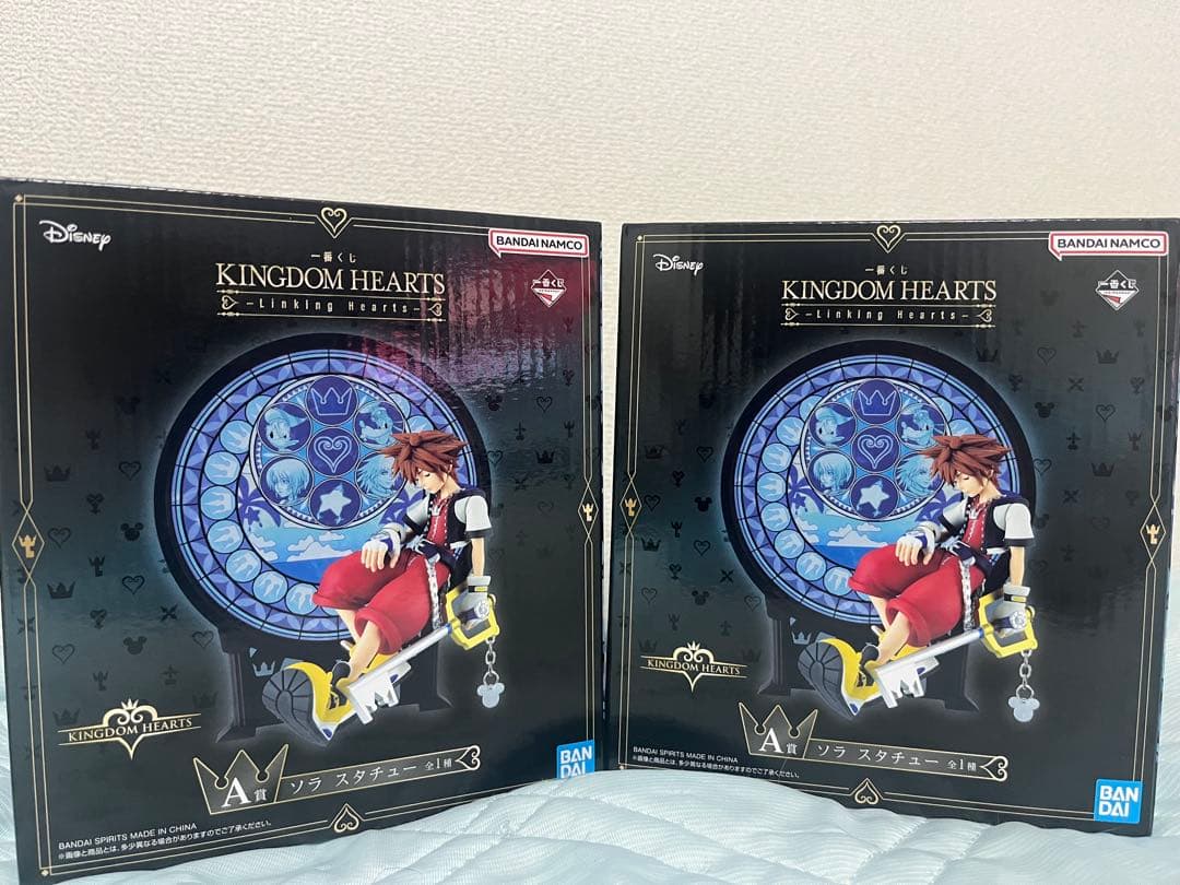 キングダムハーツ 一番くじ A賞 ソラ スタチュー 2点　新品未開封